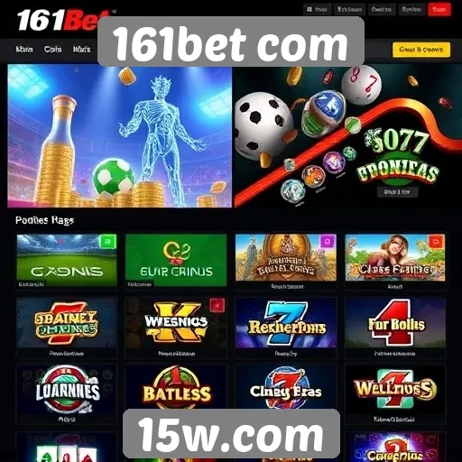 Variedade de jogos disponíveis no site 161bet com